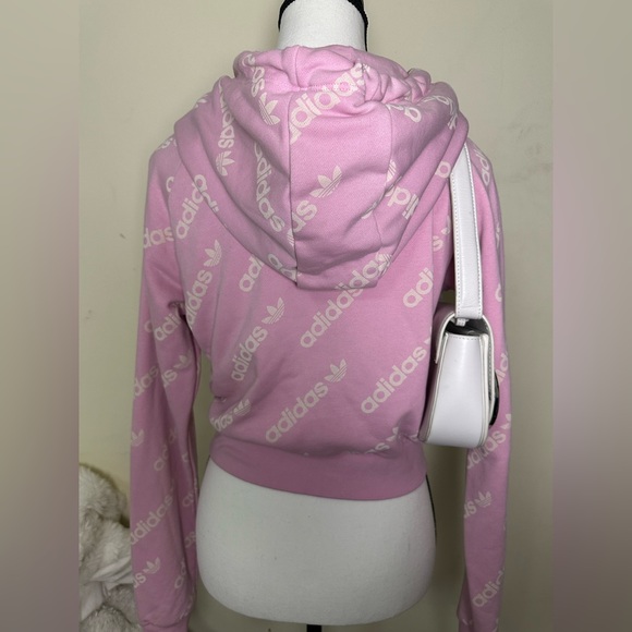 Adidas Light Pink Semi Cropped Jacket 💕 - Picture 5 of 6